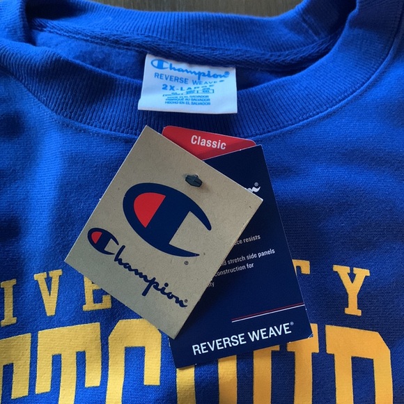 NWT Mens Champion PITT sweatshirt XXL!!! - Picture 3 of 5